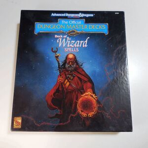 Advanced Dungeons Dragons Wizard Spell Cards 2nd Edition BOX ONLY!